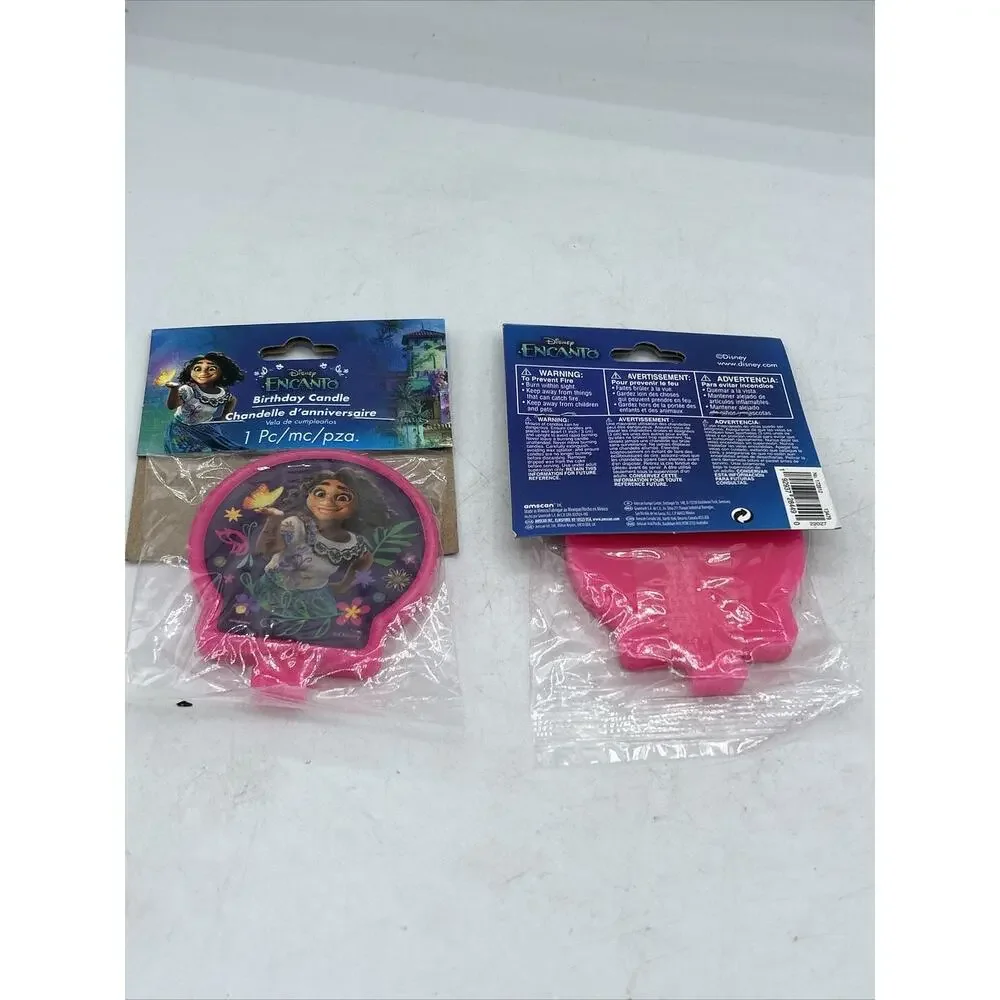 Disney Encanto Birthday Candle - Party Expo Lot Of Two Candles